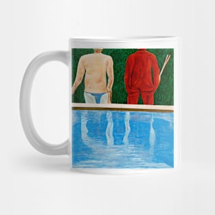 Friends by the pool Mug